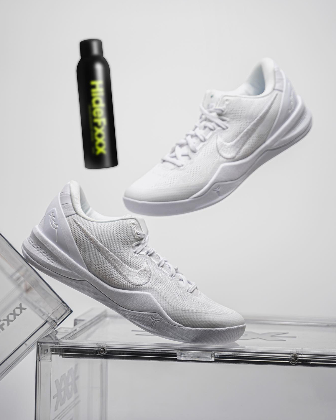 Những hình ảnh đầu tiên của Nike Kobe 8 Protro Triple White - 9