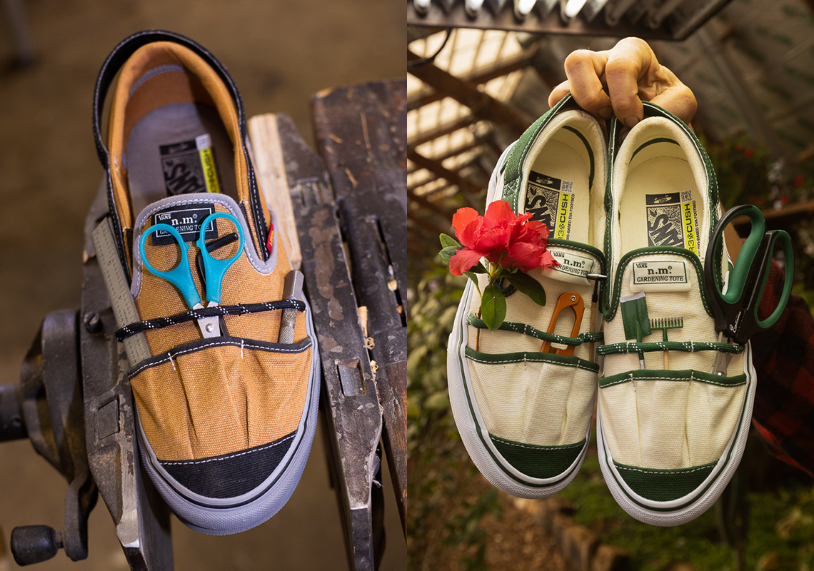 Nicole McLaughlin thiết kế giày cho Vans với chủ đề làm vườn.