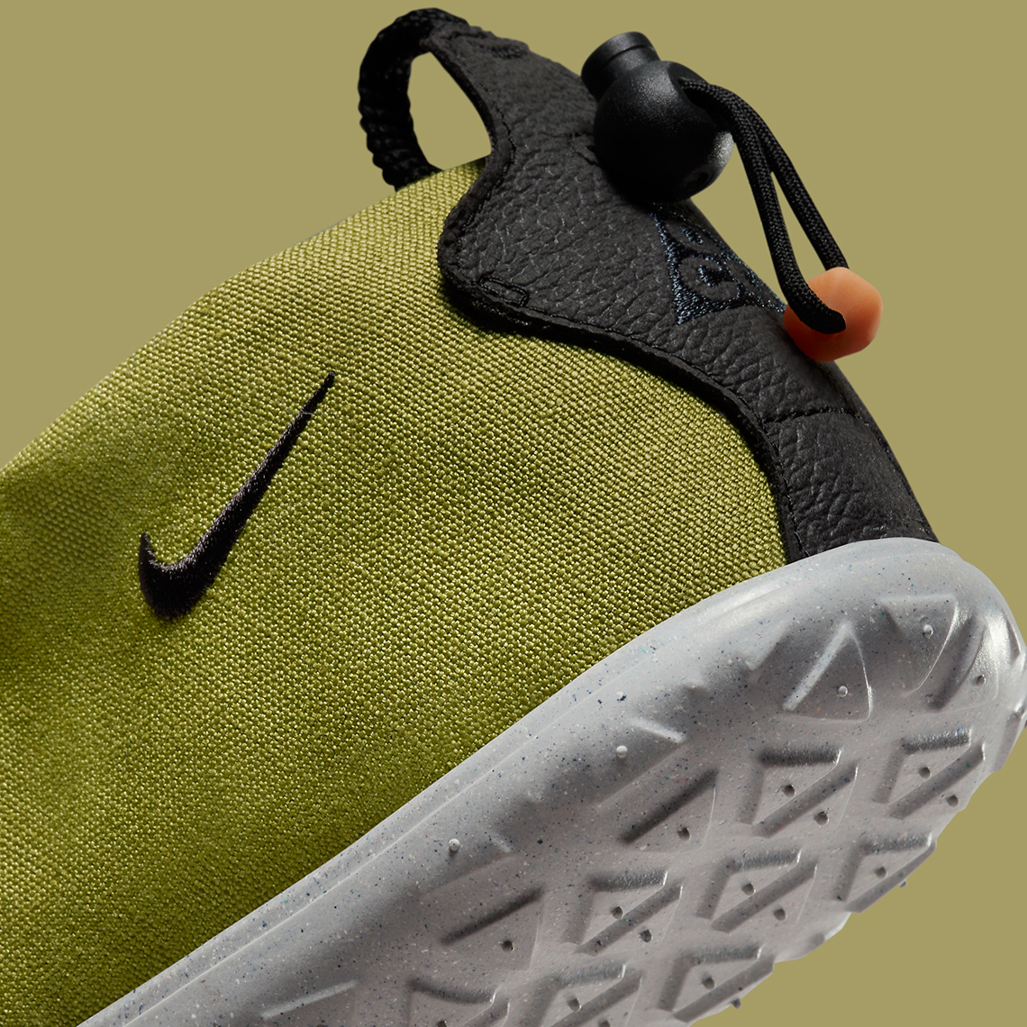 Nike ACG Air Moc được trang bị Upper Canvas màu xanh ôliu - 8