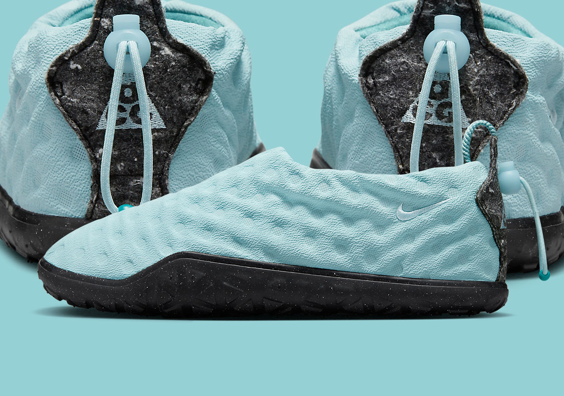 Nike ACG Air Moc "Ocean Bliss" màu xanh, đế đen