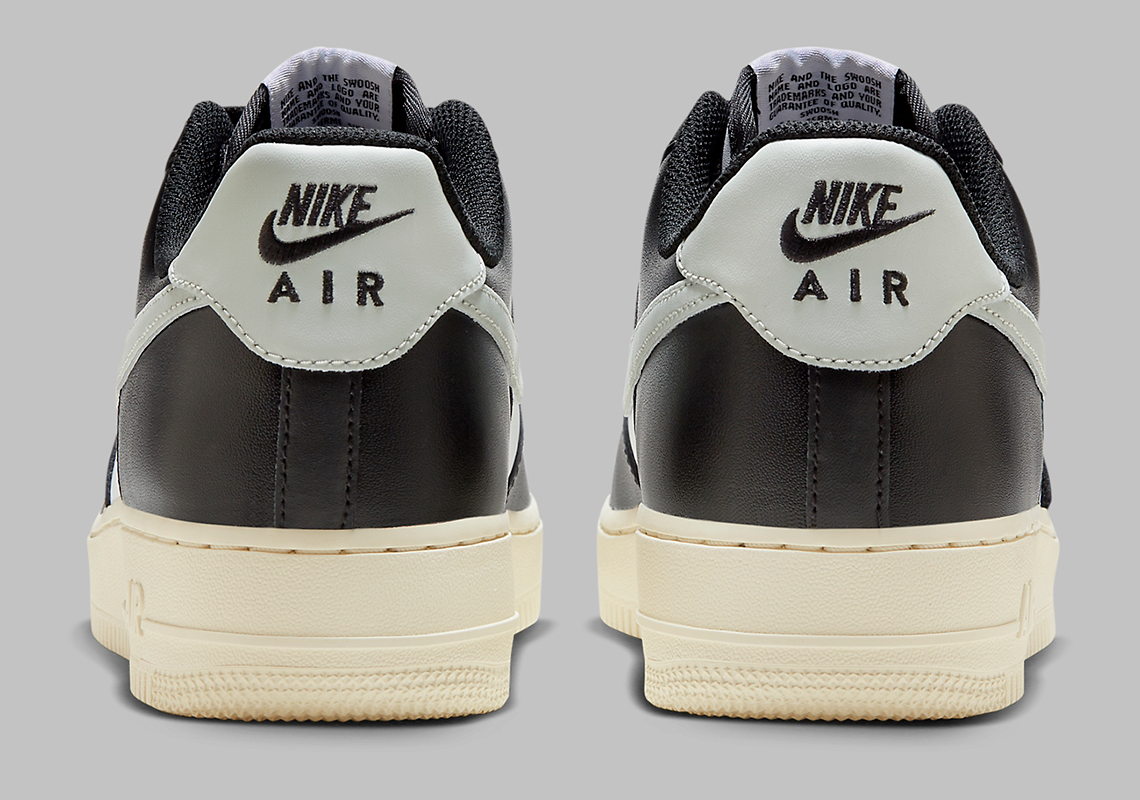 Nike Air Force 1 Low Black/Grey: Sự hòa quyện màu đen và xám trong thiết kế tinh tế - 4