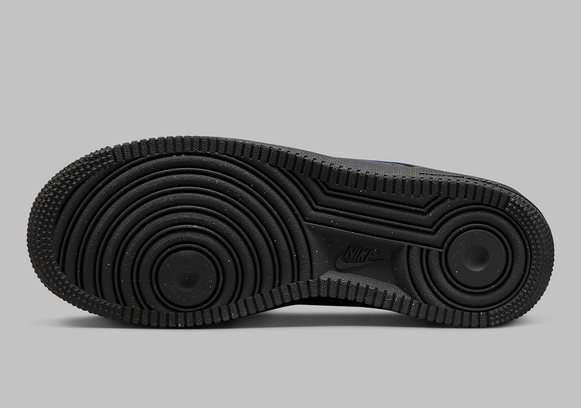 Nike Air Force 1 Low Black/Indigo: Phiên bản mới với gam màu huyền bí và chất liệu cao cấp! - 5