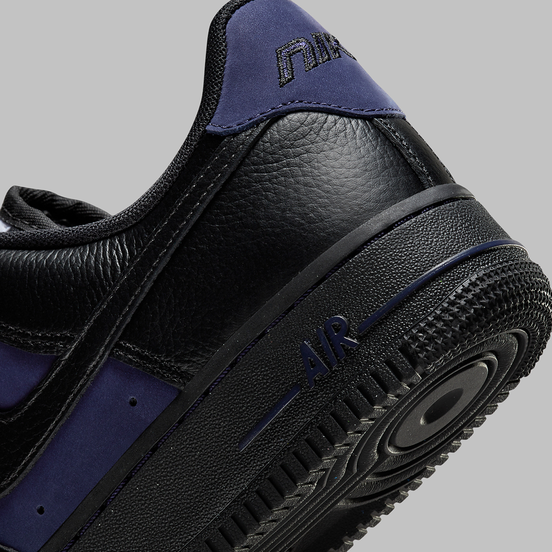 Nike Air Force 1 Low Black/Indigo: Phiên bản mới với gam màu huyền bí và chất liệu cao cấp! - 8