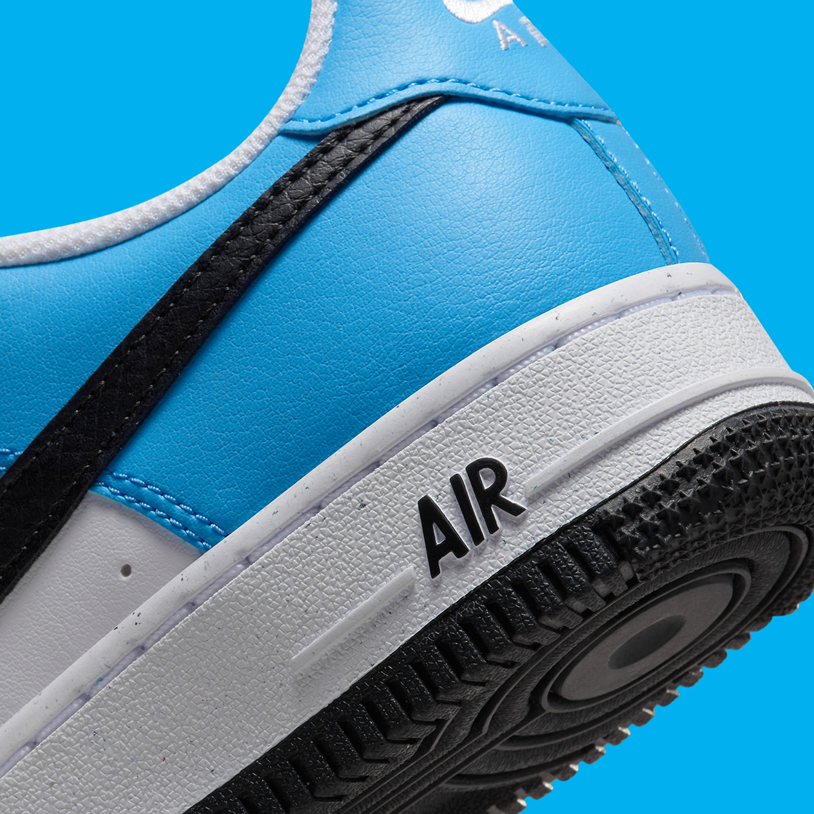 Nike Air Force 1 Low cho trẻ em được phối màu Dark Powder Blue và Black - 7