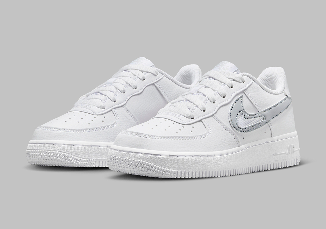 Nike Air Force 1 Low Cut-Out 'Soft Grey': Thiết kế mới độc đáo - 1