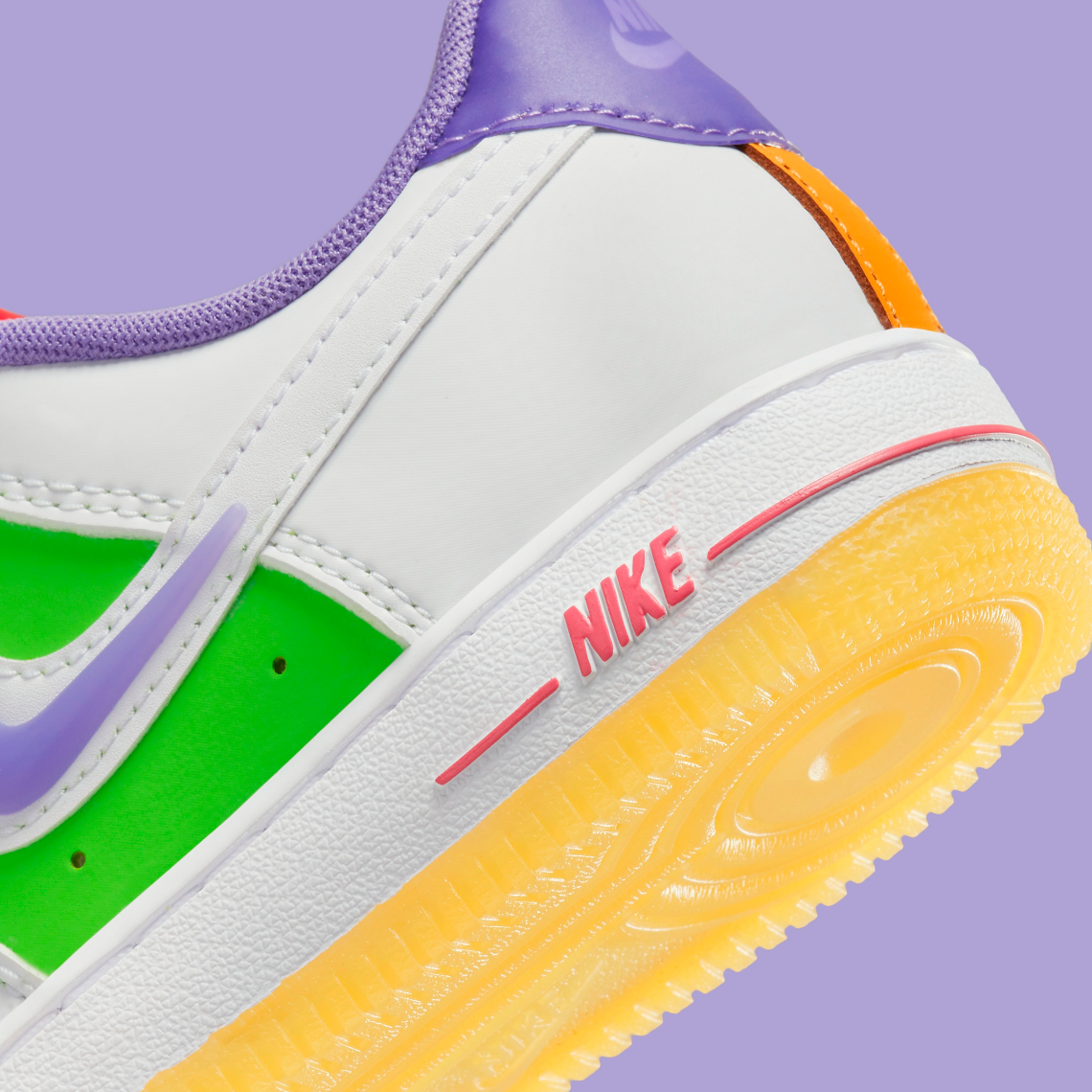 Nike Air Force 1 Low dành cho trẻ em: Sự kết hợp màu sắc đầy màu sắc - 8