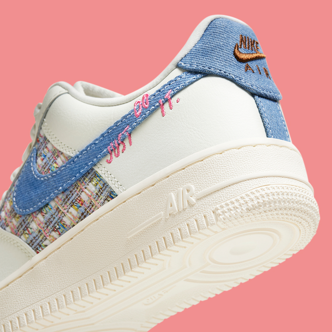 Nike Air Force 1 Low Just Do It phối màu mới với đế màu vàng chờ bạn khám phá - 8