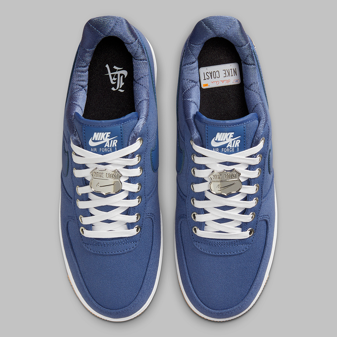 Nike Air Force 1 Low Los Angeles - thiết kế denim với phong cách LA - 4