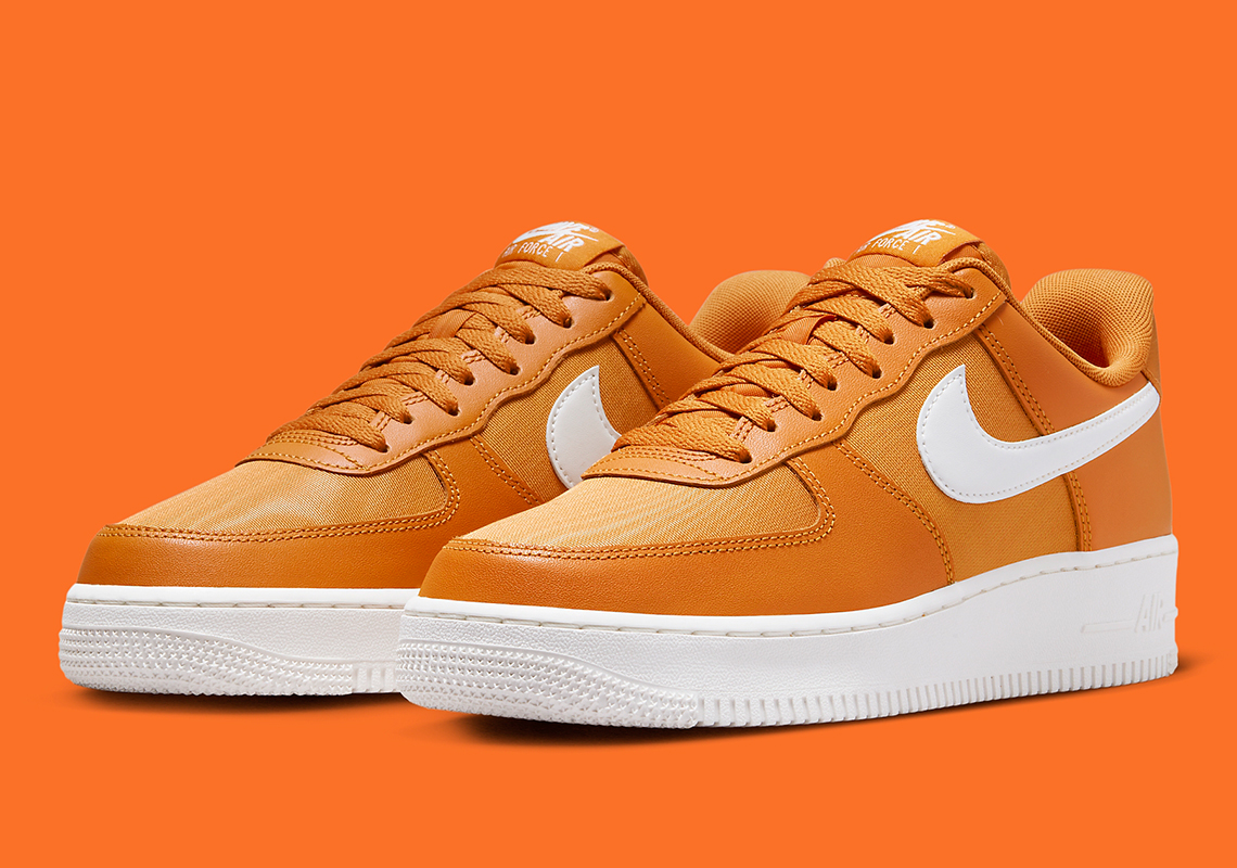 Nike Air Force 1 Low Mars Orange - Thiết kế mới với lớp vải Nylon độc đáo - 1