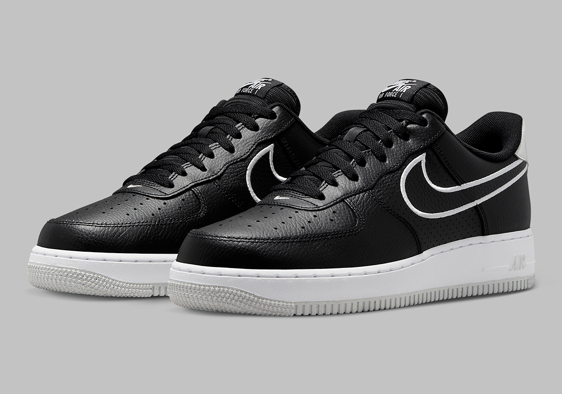 Nike Air Force 1 Low mới xuất hiện với màu đen/trắng - 1