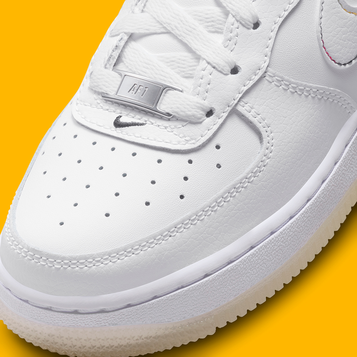 Nike Air Force 1 Low 'Multi-Color' cho trẻ em: Mẫu giày độc quyền với chi tiết đa màu từ Swoosh - 7