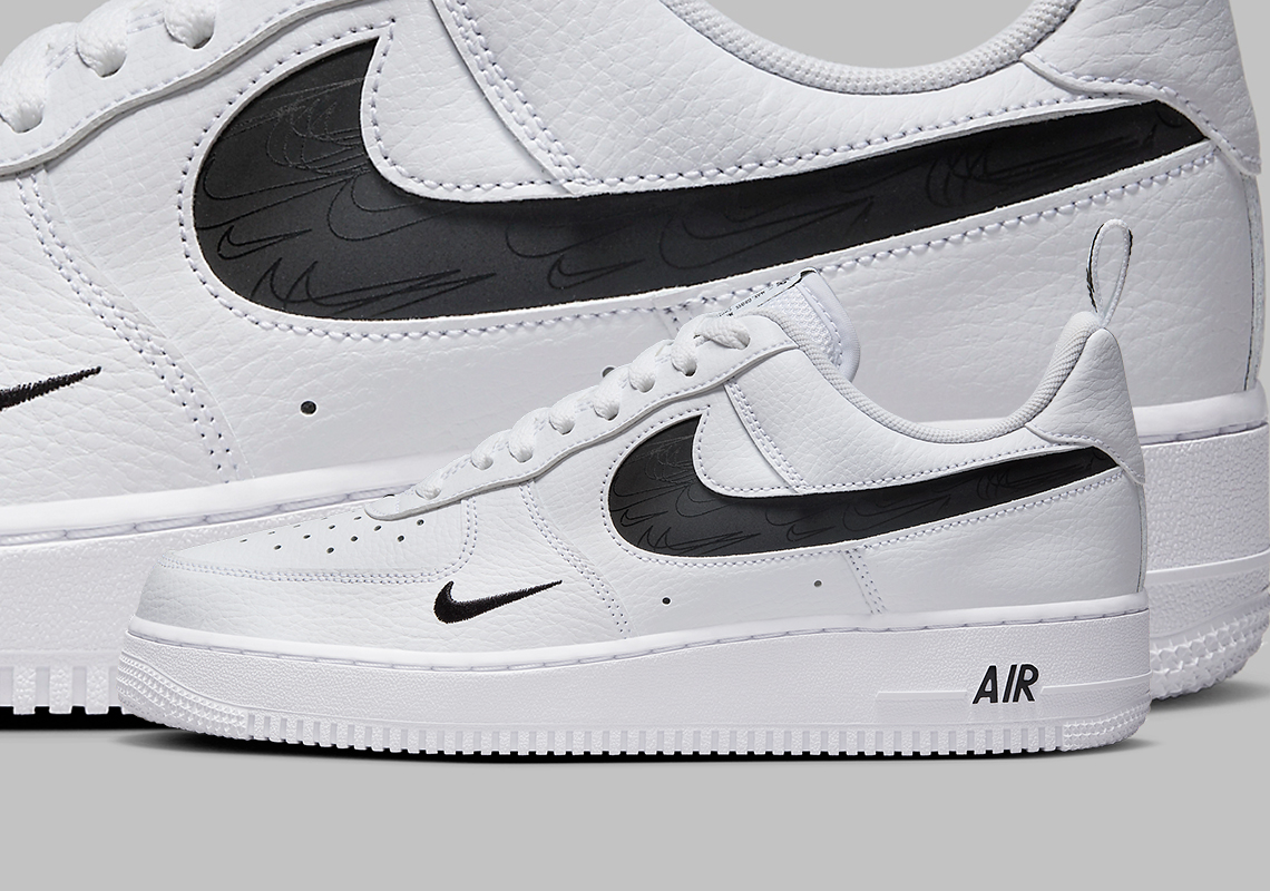 Nike Air Force 1 Low Multi-Etch Swoosh: Thiết kế mới đầy bí ẩn với nhiều biểu tượng Swoosh! - 1