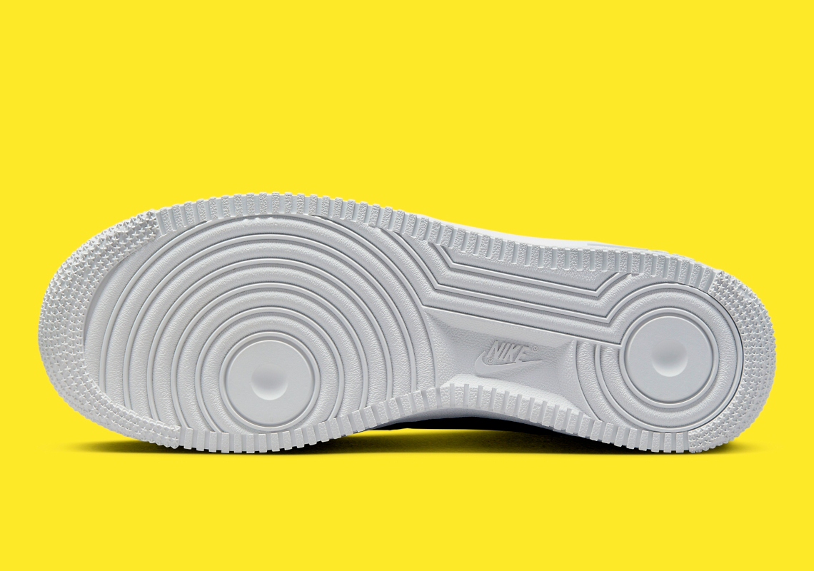 Nike Air Force 1 Low Nylon có kiểu dáng đen/trắng cổ điển - 6