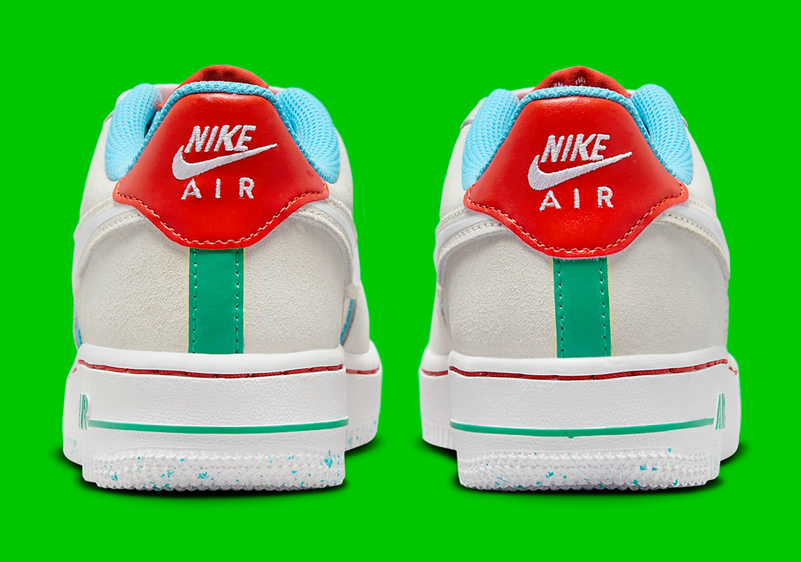 Nike Air Force 1 Low 'Swoosh Cookie Cutter' Cho Trẻ Em: Màu Sắc Tươi Sáng - 6