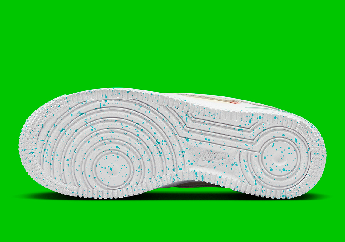 Nike Air Force 1 Low 'Swoosh Cookie Cutter' Cho Trẻ Em: Màu Sắc Tươi Sáng - 7