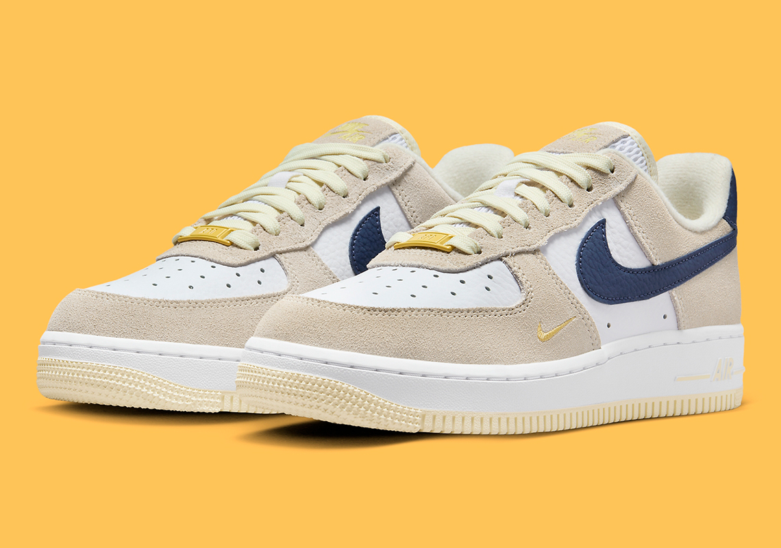 Nike Air Force 1 Low Tan/Navy: Phiên bản mới với phối màu độc đáo cho mùa hè - 1