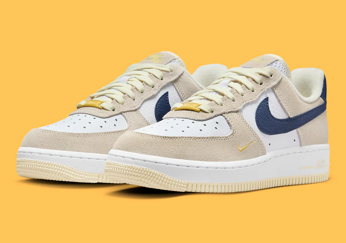 Nike Air Force 1 Low Tan/Navy: Phiên bản mới với phối màu độc đáo cho mùa hè