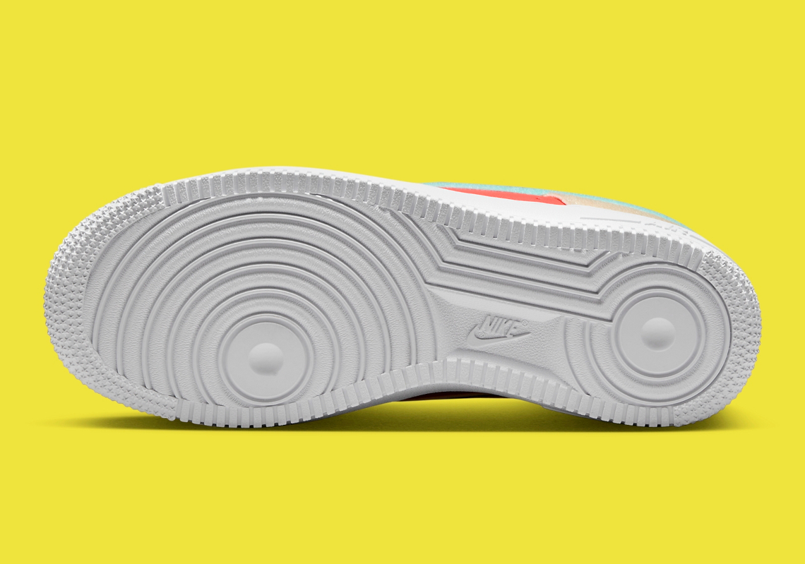 Nike Air Force 1 Low trẻ em có thêm phụ kiện velcro mới - 7