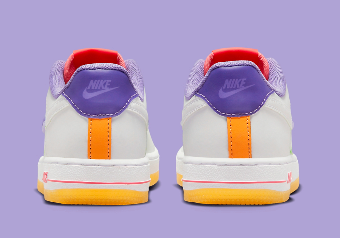 Nike Air Force 1 Low trẻ em: Thiết kế đa sắc và lớp swoosh đa tầng - 5
