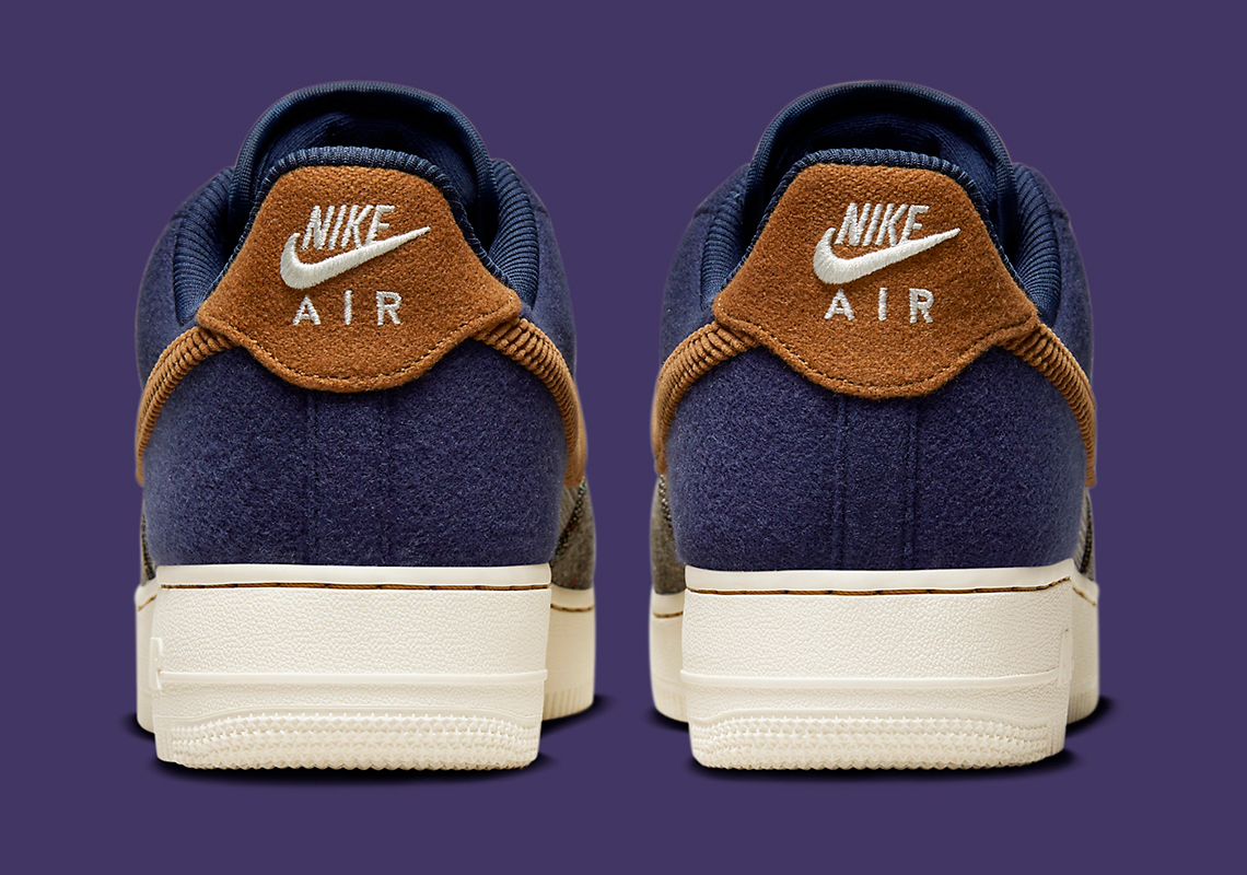 Nike Air Force 1 Low Tweed/Corduroy: Thiết kế độc đáo với nhiều chất liệu! - 5