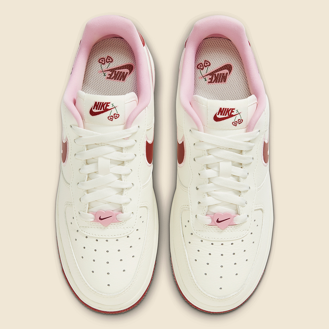 Nike Air Force 1 Low Valentine's Day 2023 có hình quả anh đào hình trái tim - 5