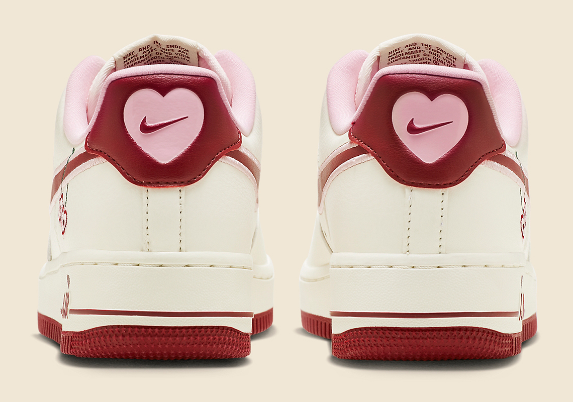 Nike Air Force 1 Low Valentine's Day 2023 có hình quả anh đào hình trái tim - 6