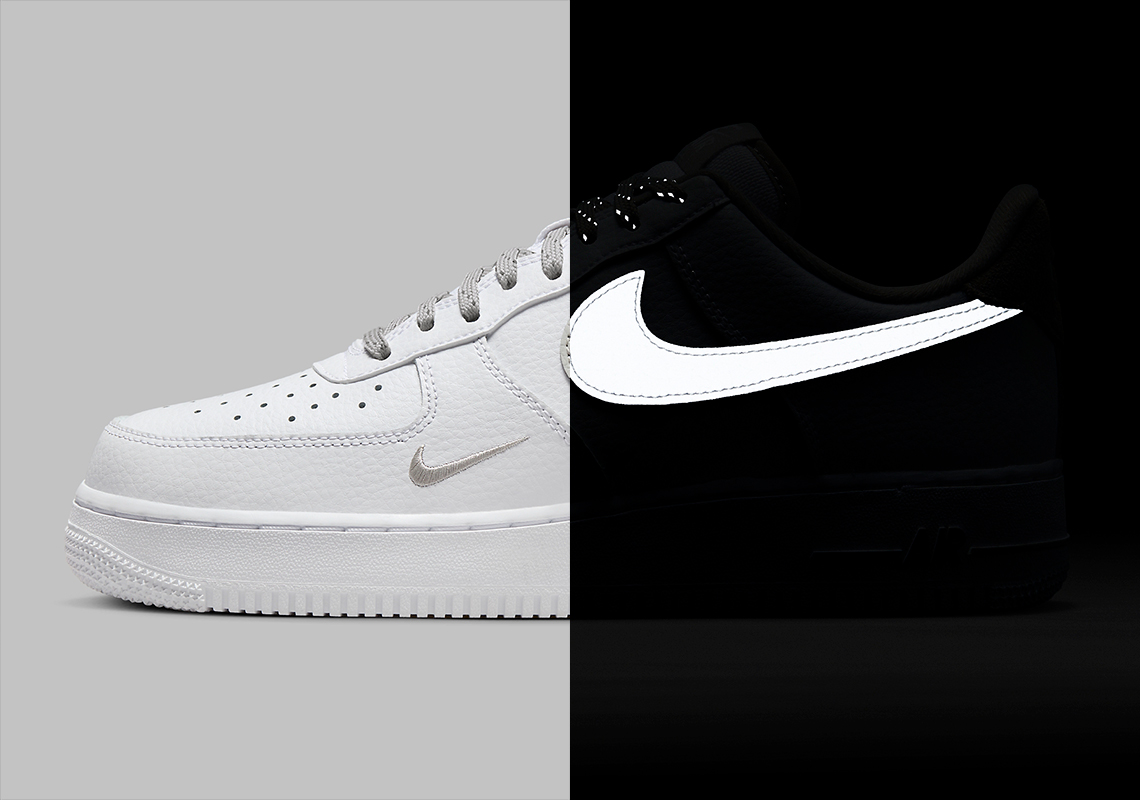 Nike Air Force 1 Low White/Grey phản chiếu ánh sáng - Sắp ra mắt trong vài tuần tới! - 1