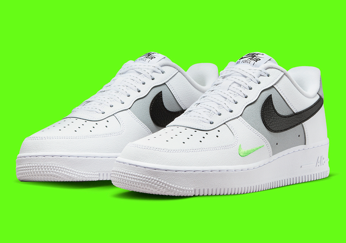 Nike Air Force 1 Low White/Volt: Phiên bản mới với Swoosh đặc trưng và gam màu tươi sáng! - 1