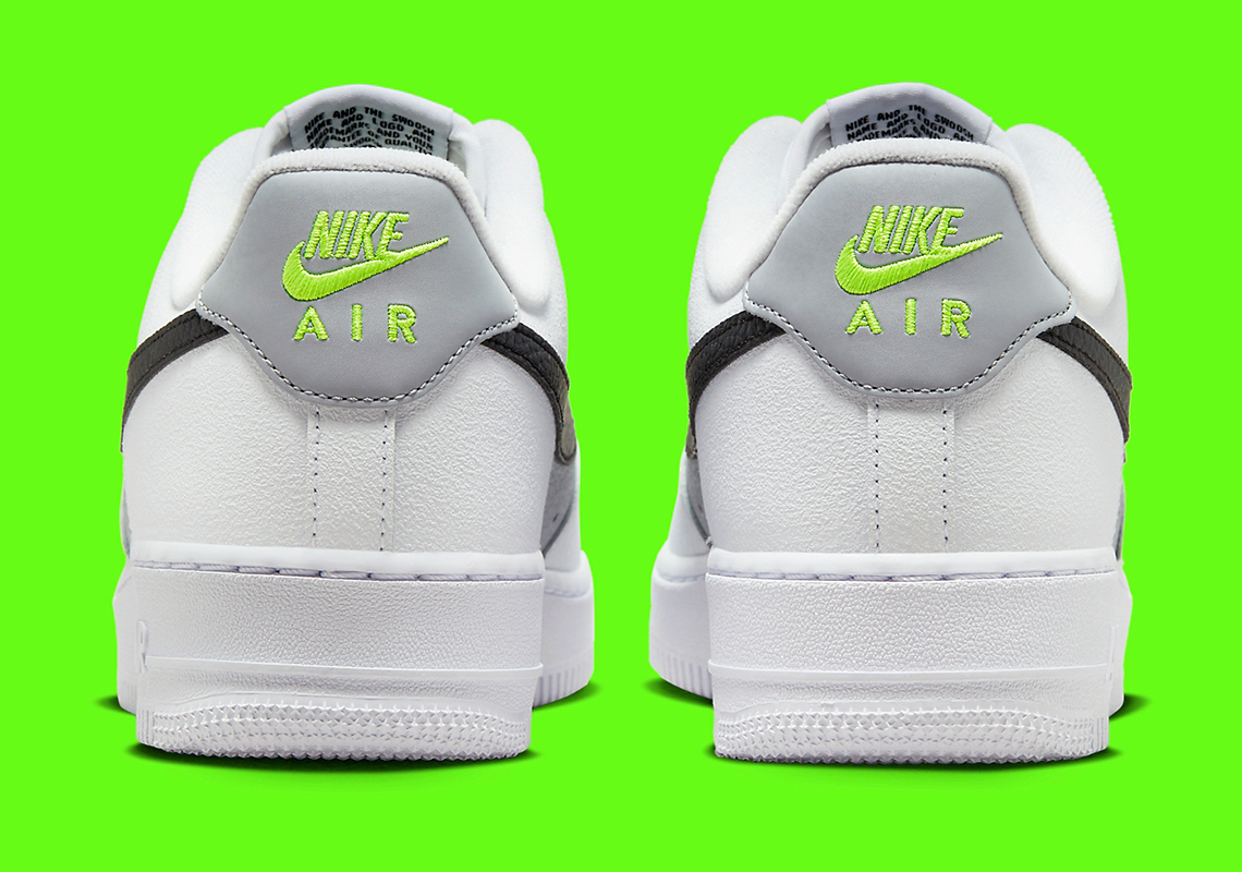 Nike Air Force 1 Low White/Volt: Phiên bản mới với Swoosh đặc trưng và gam màu tươi sáng! - 4
