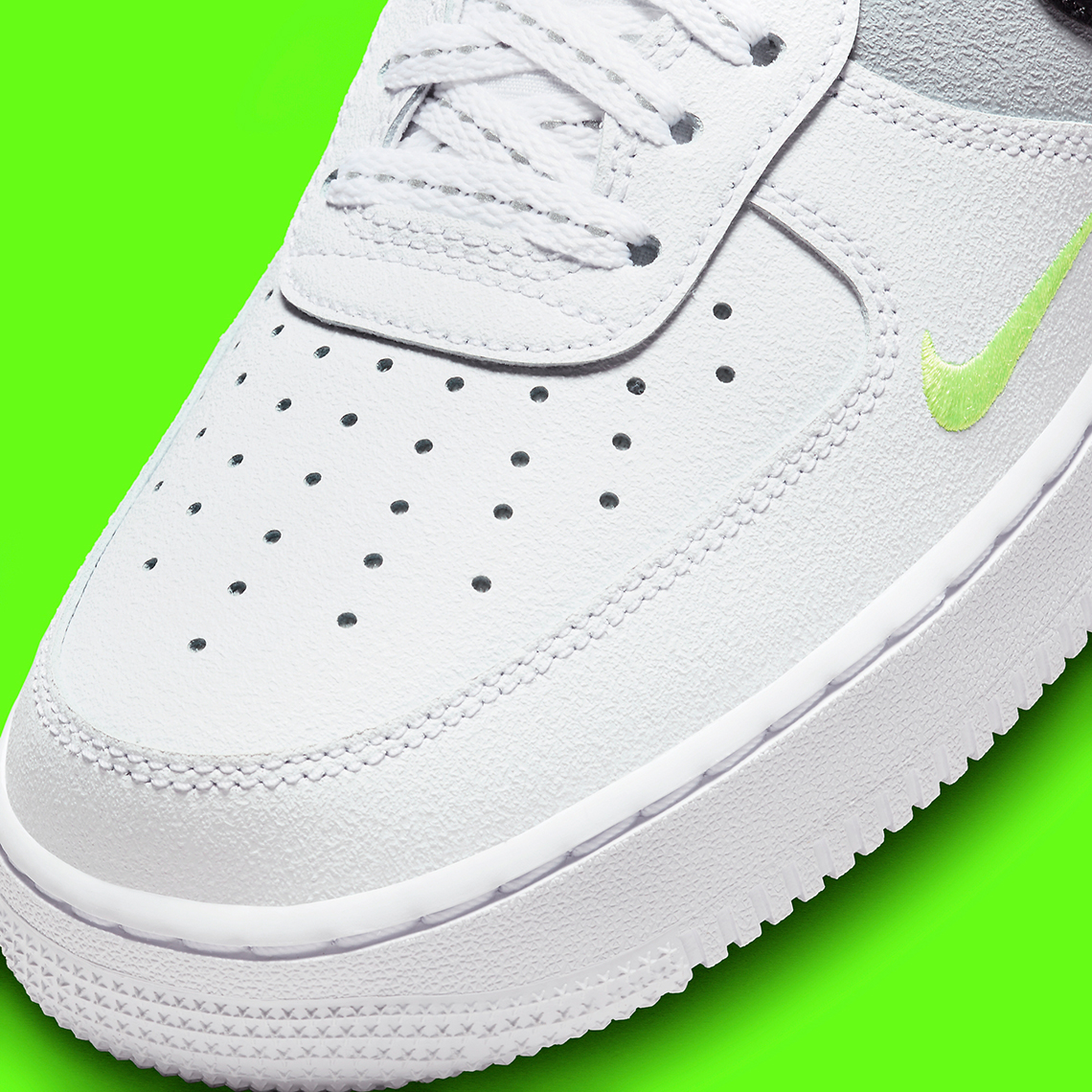 Nike Air Force 1 Low White/Volt: Phiên bản mới với Swoosh đặc trưng và gam màu tươi sáng! - 8