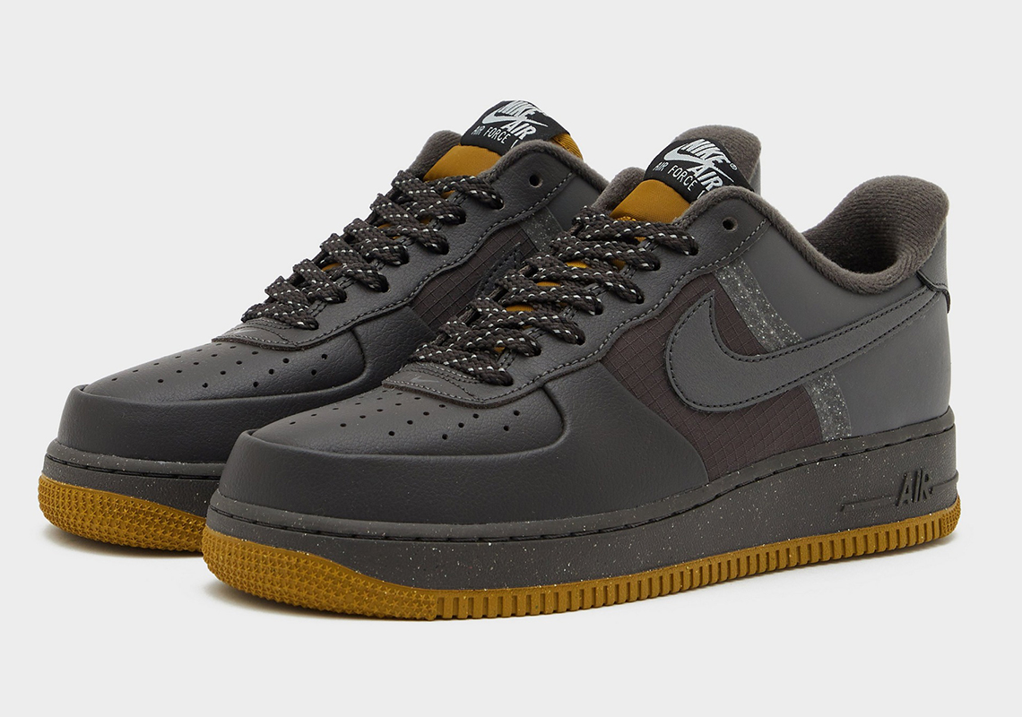 Nike Air Force 1 Low Winterized: Phối màu đen và nâu siêu ấm cho mùa thu đông - Sắp ra mắt trên nike.com! - 1