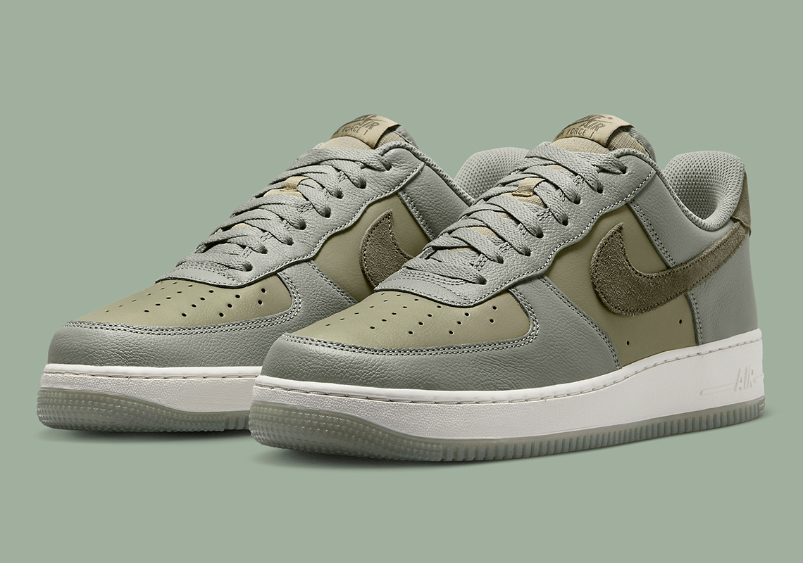 Nike Air Force 1 Medium Olive/Dark Stucco - Mùa Thu Đã Đến! - 1