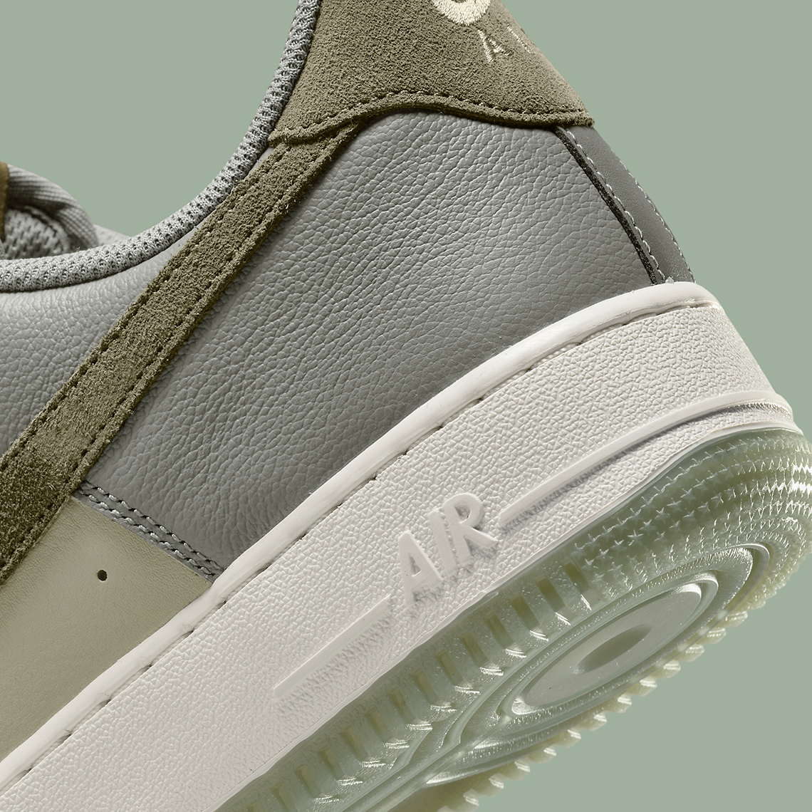 Nike Air Force 1 Medium Olive/Dark Stucco - Mùa Thu Đã Đến! - 8