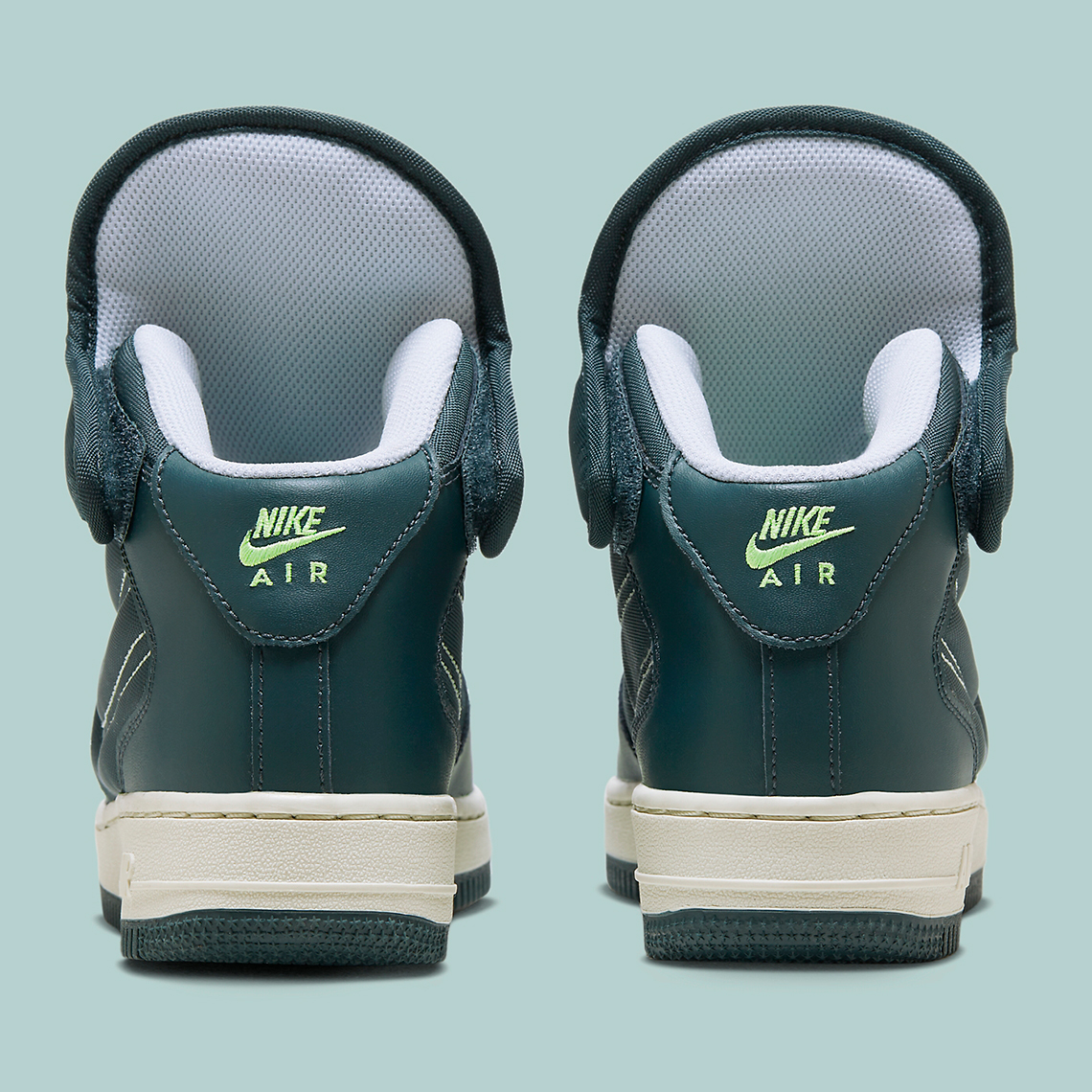 Nike Air Force 1 Mid Big Tongue: Phối Màu Spruce Teal Đẹp Mắt Cho Mùa Thu - 5