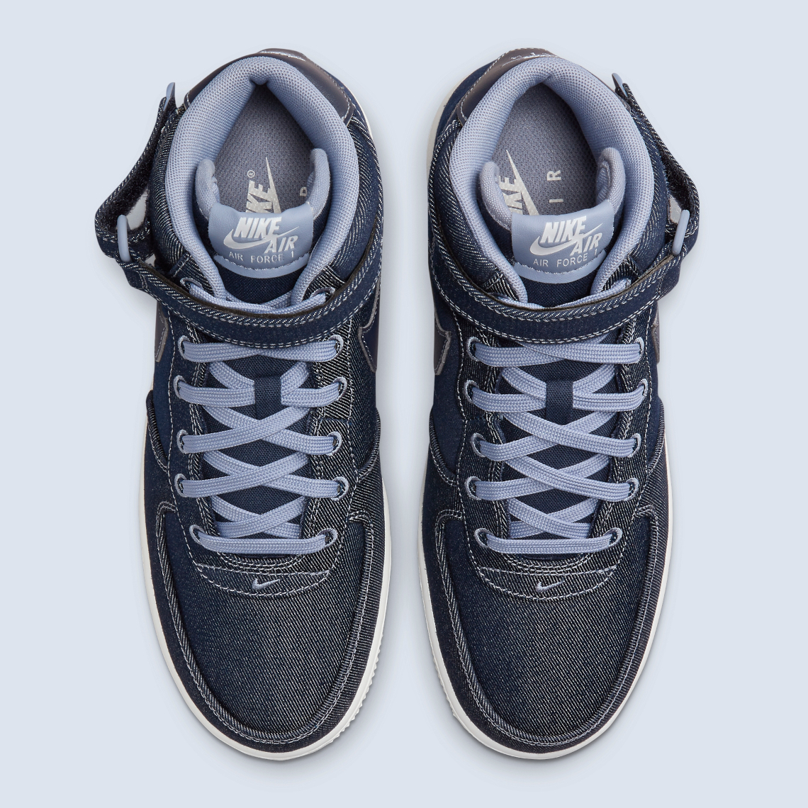 Nike Air Force 1 Mid 'Denim': - 4