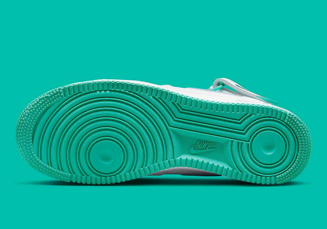 Nike Air Force 1 Mid White/Clear Jade - Sự Kết Hợp Tươi Mát Tinh Tế! - 6