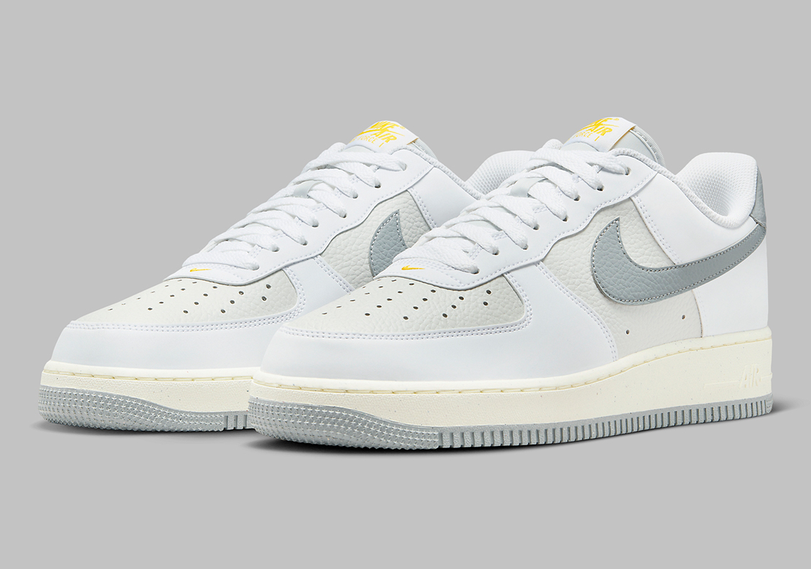 Nike Air Force 1 Next Nature Grey/Sail/Yellow: Bước Tiến Bền Vững với Màu Sắc Tinh Tế! - 1