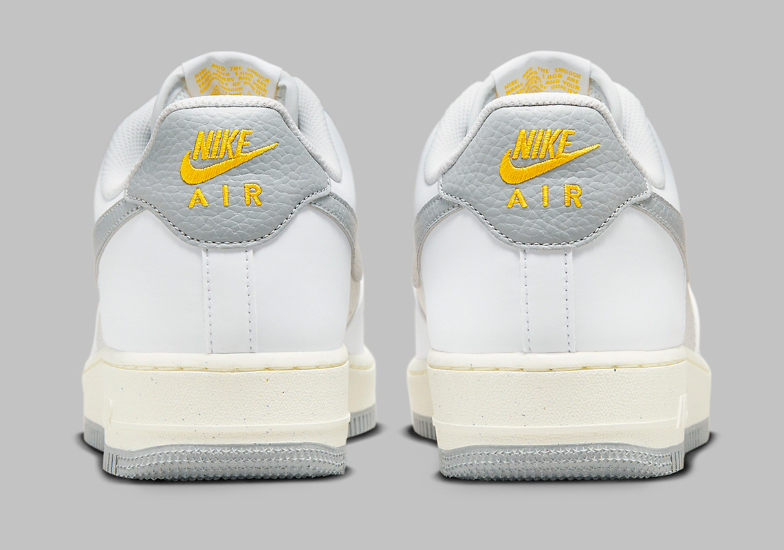 Nike Air Force 1 Next Nature Grey/Sail/Yellow: Bước Tiến Bền Vững với Màu Sắc Tinh Tế! - 11