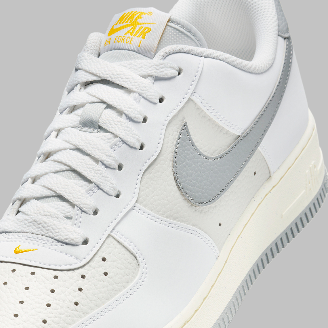 Nike Air Force 1 Next Nature Grey/Sail/Yellow: Bước Tiến Bền Vững với Màu Sắc Tinh Tế! - 14
