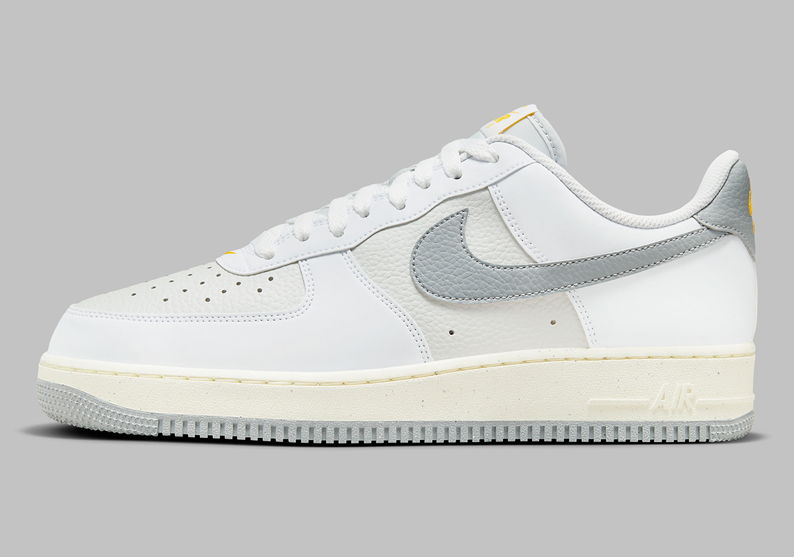 Nike Air Force 1 Next Nature Grey/Sail/Yellow: Bước Tiến Bền Vững với Màu Sắc Tinh Tế! - 2