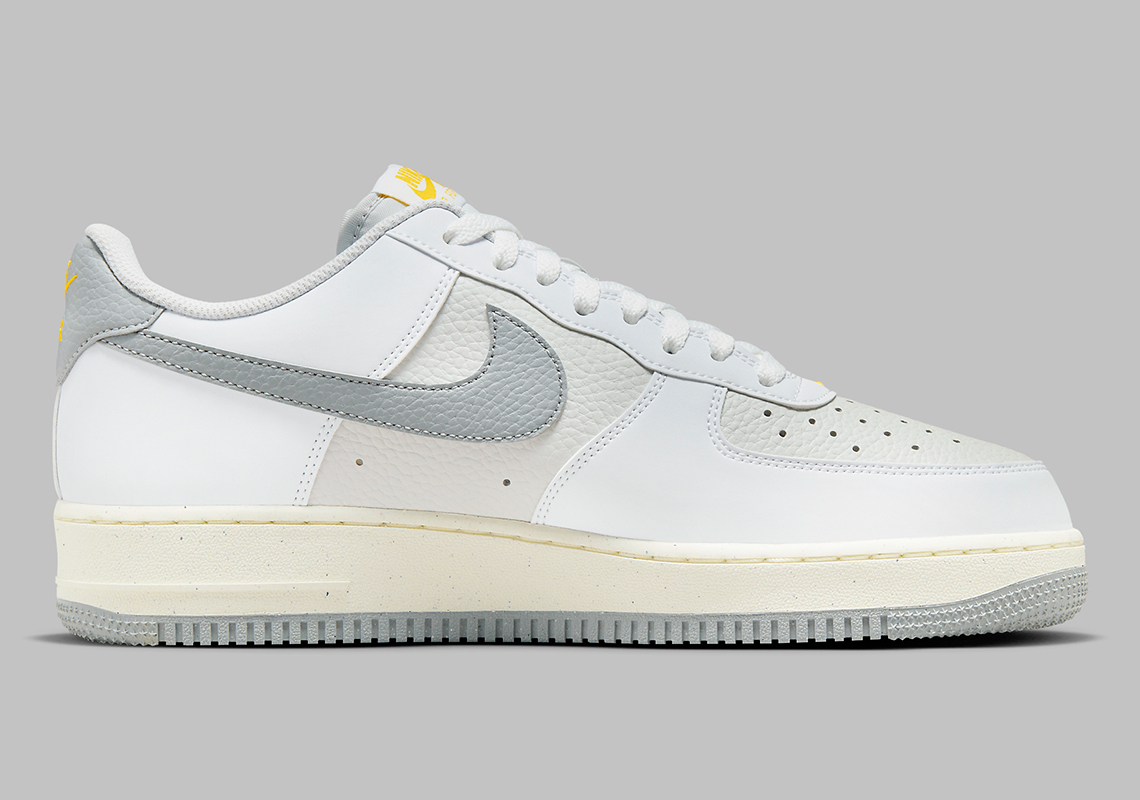 Nike Air Force 1 Next Nature Grey/Sail/Yellow: Bước Tiến Bền Vững với Màu Sắc Tinh Tế! - 3