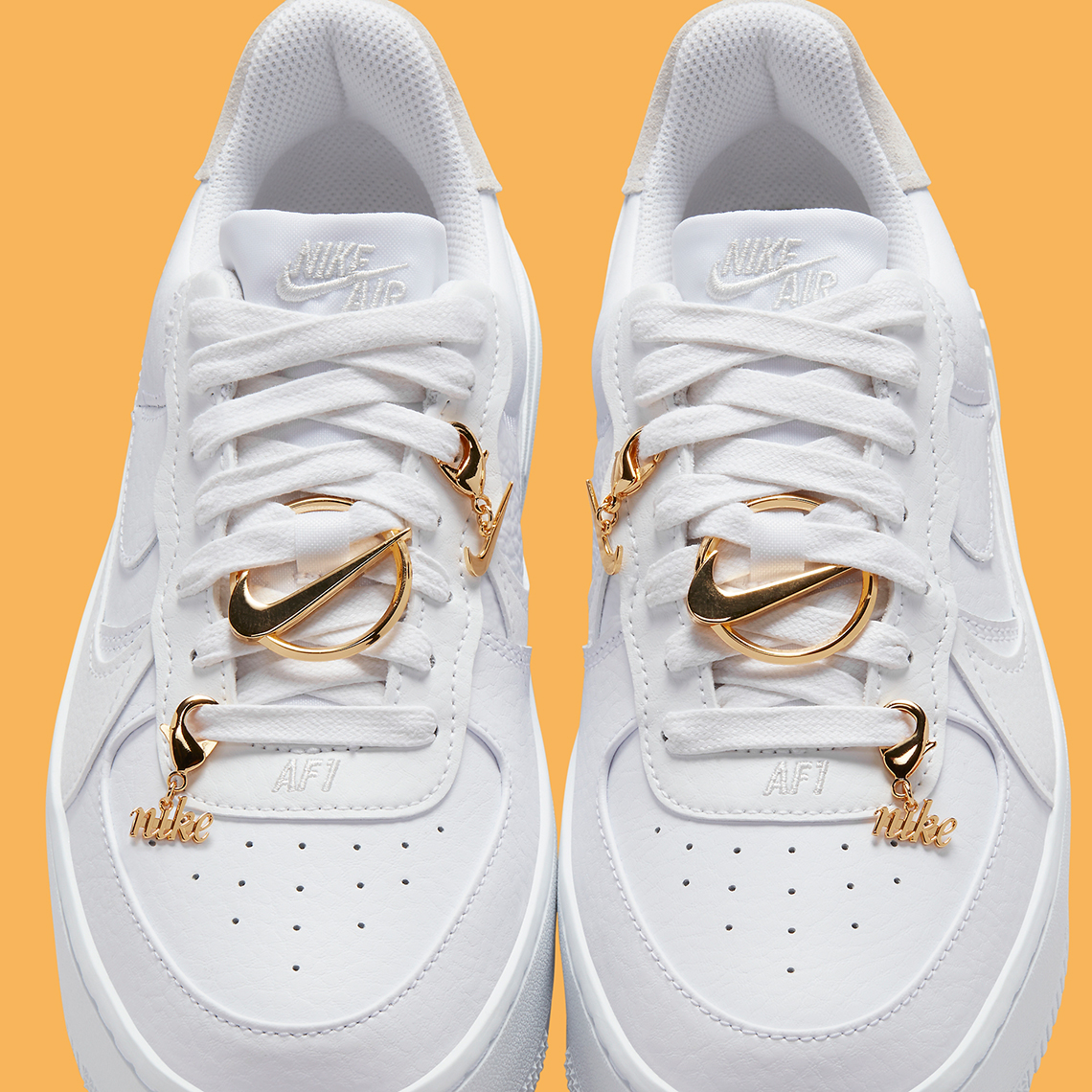 Nike Air Force 1 PLTAFORM đi kèm với một lớp hoàn thiện lấp lánh - 8