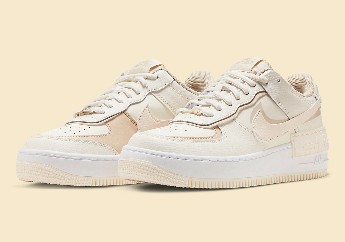 Nike Air Force 1 Shadow 'Light Tan': Phối màu tươi sáng đầy cuốn hút - 1