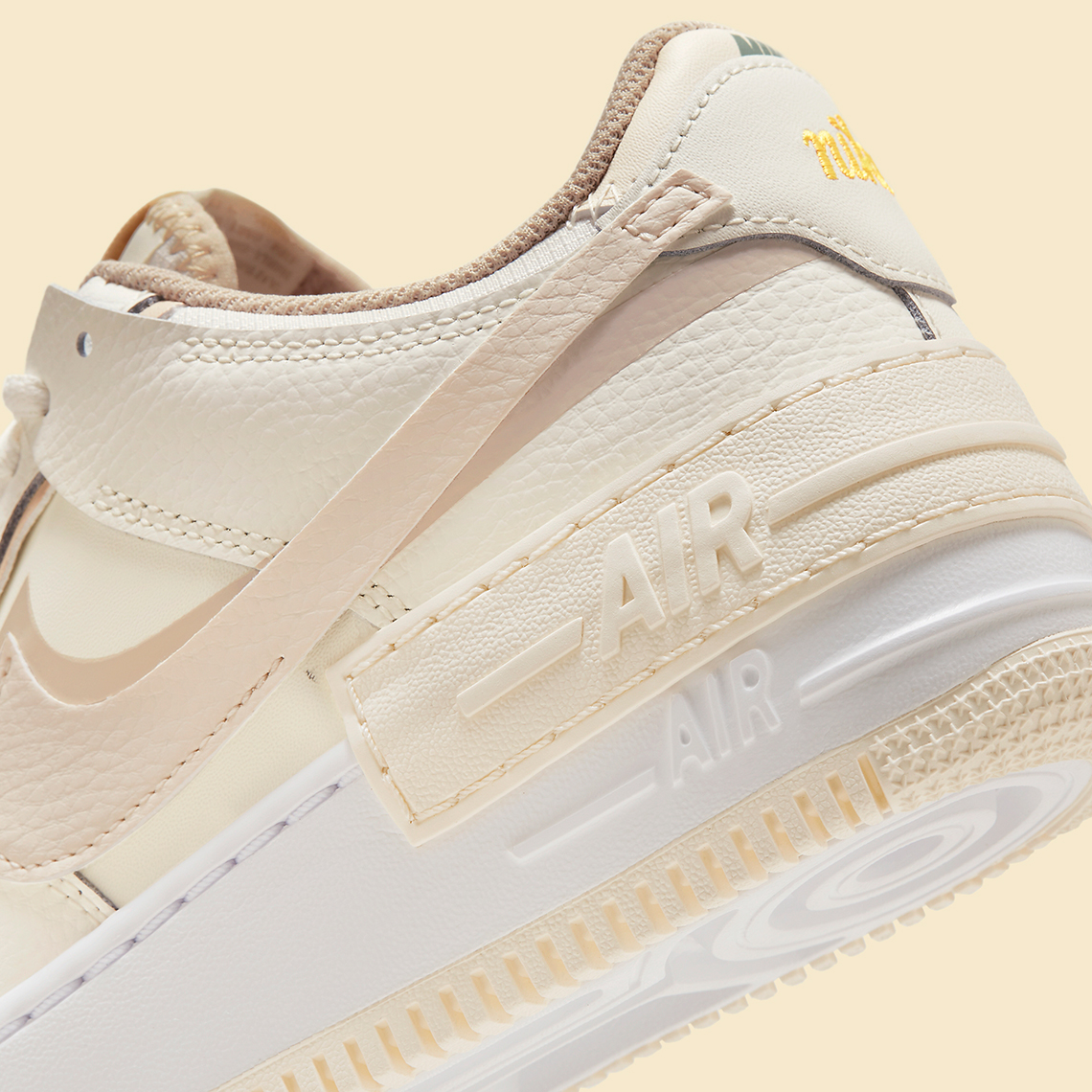 Nike Air Force 1 Shadow 'Light Tan': Phối màu tươi sáng đầy cuốn hút - 8
