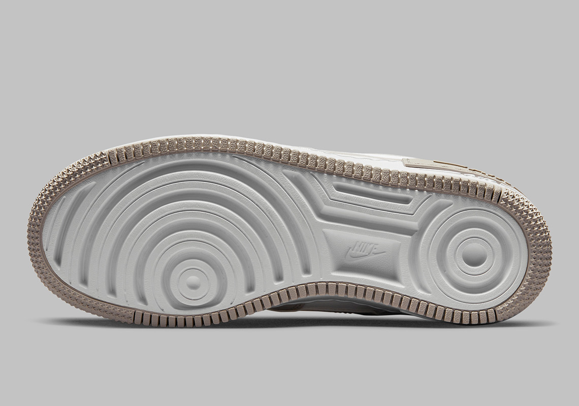 Nike Air Force 1 Shadow màu xám lót lông cừu - 6