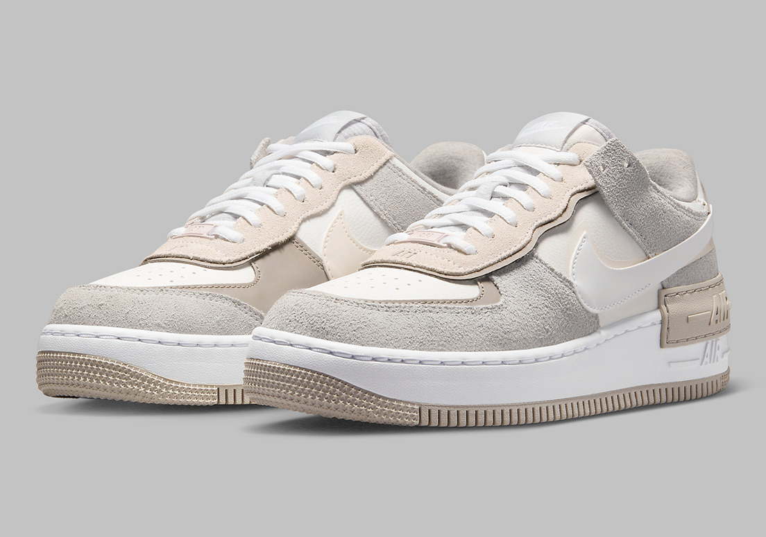 Nike Air Force 1 Shadow màu xám lót lông cừu