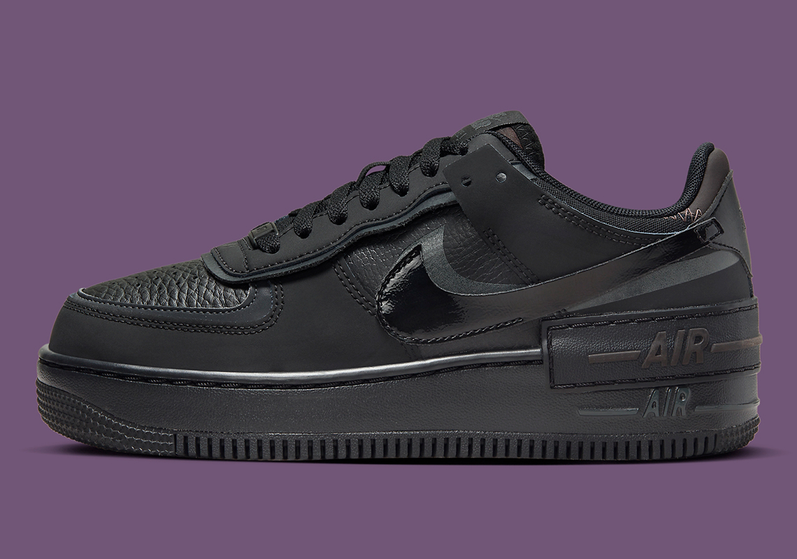 Nike Air Force 1 Shadow Triple Black - Phiên bản mới với sự kết hợp táo bạo và đẳng cấp. - 1