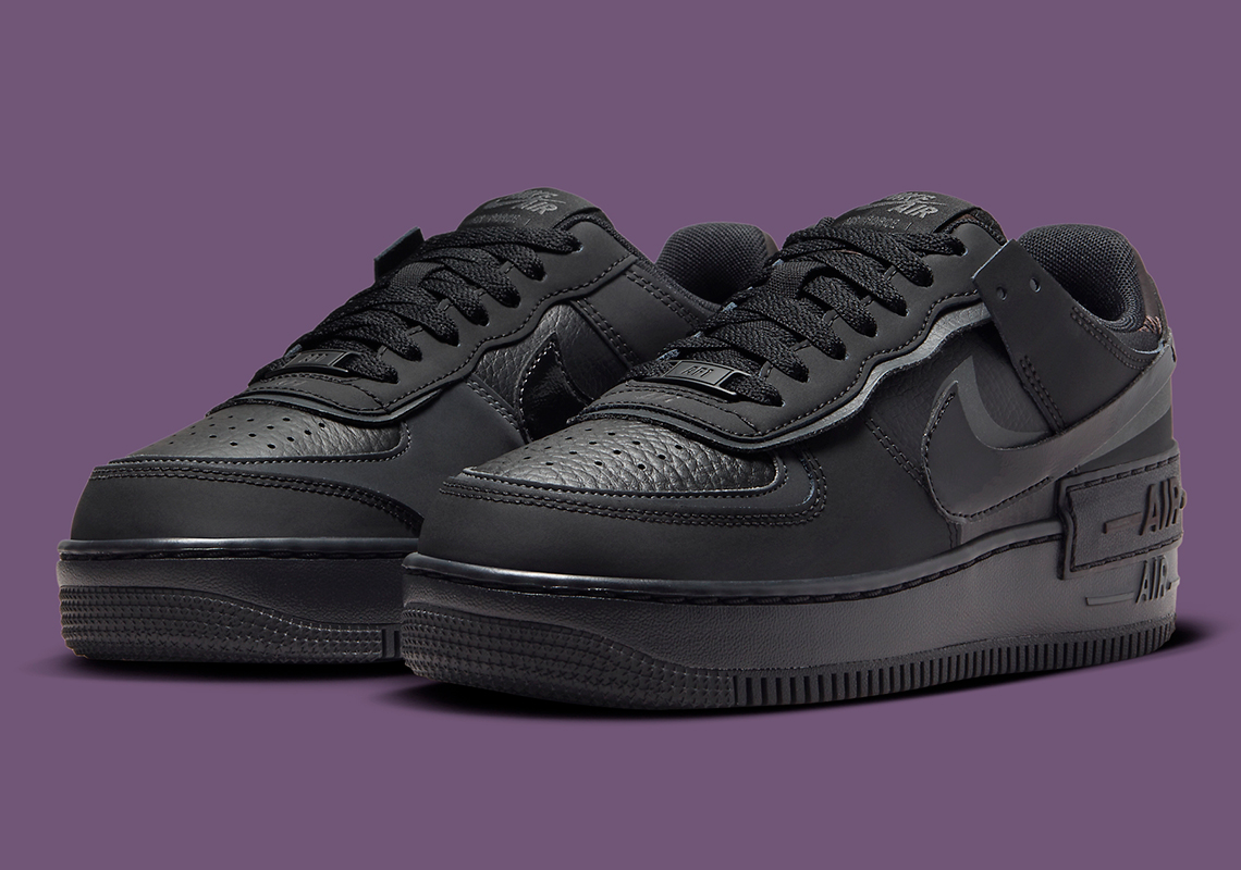 Nike Air Force 1 Shadow Triple Black - Phiên bản mới với sự kết hợp táo bạo và đẳng cấp. - 2