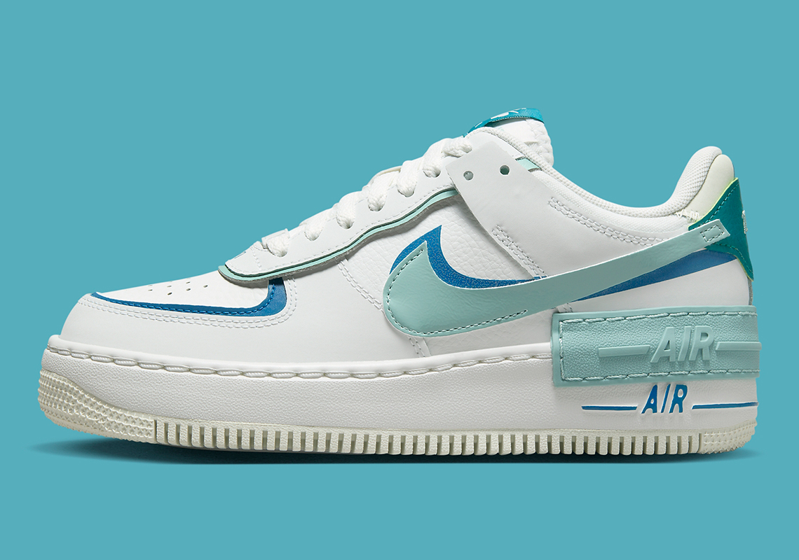 Nike Air Force 1 Shadow White/Blue Whisper: Sự kết hợp thời trang dành cho phụ nữ cho mùa hè - 3