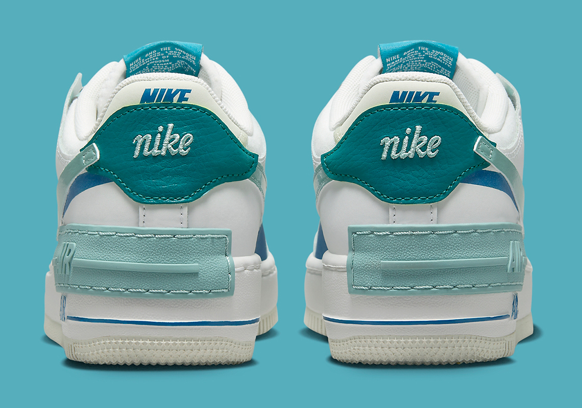 Nike Air Force 1 Shadow White/Blue Whisper: Sự kết hợp thời trang dành cho phụ nữ cho mùa hè - 6